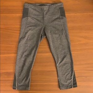 Lululemon Gray Inspire Crop Leggings